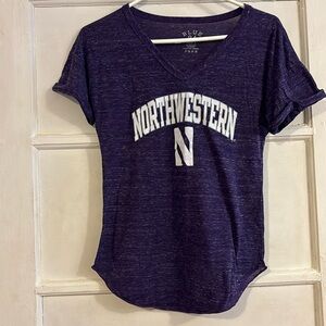 Women’s Northwestern V neck Tee